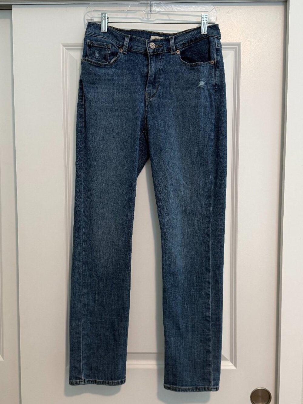 Levi's Classic Straight Blue Jeans Size 4 Good Condition